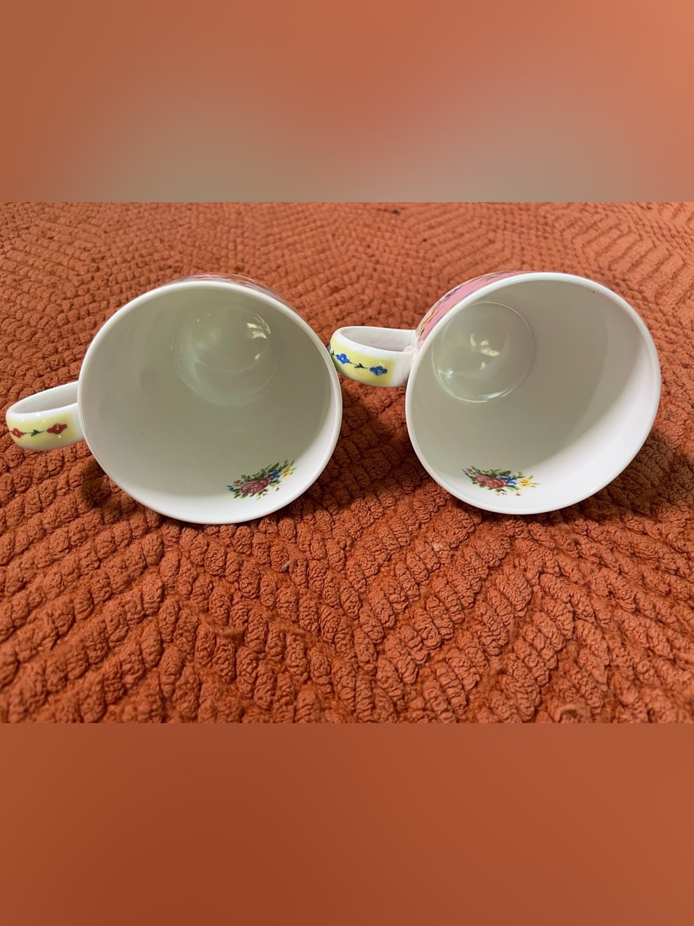Bone China rose of England Porcelain Mugs Set floral - Picture 3 of 6